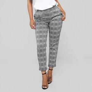 Fashion nova plaid pants